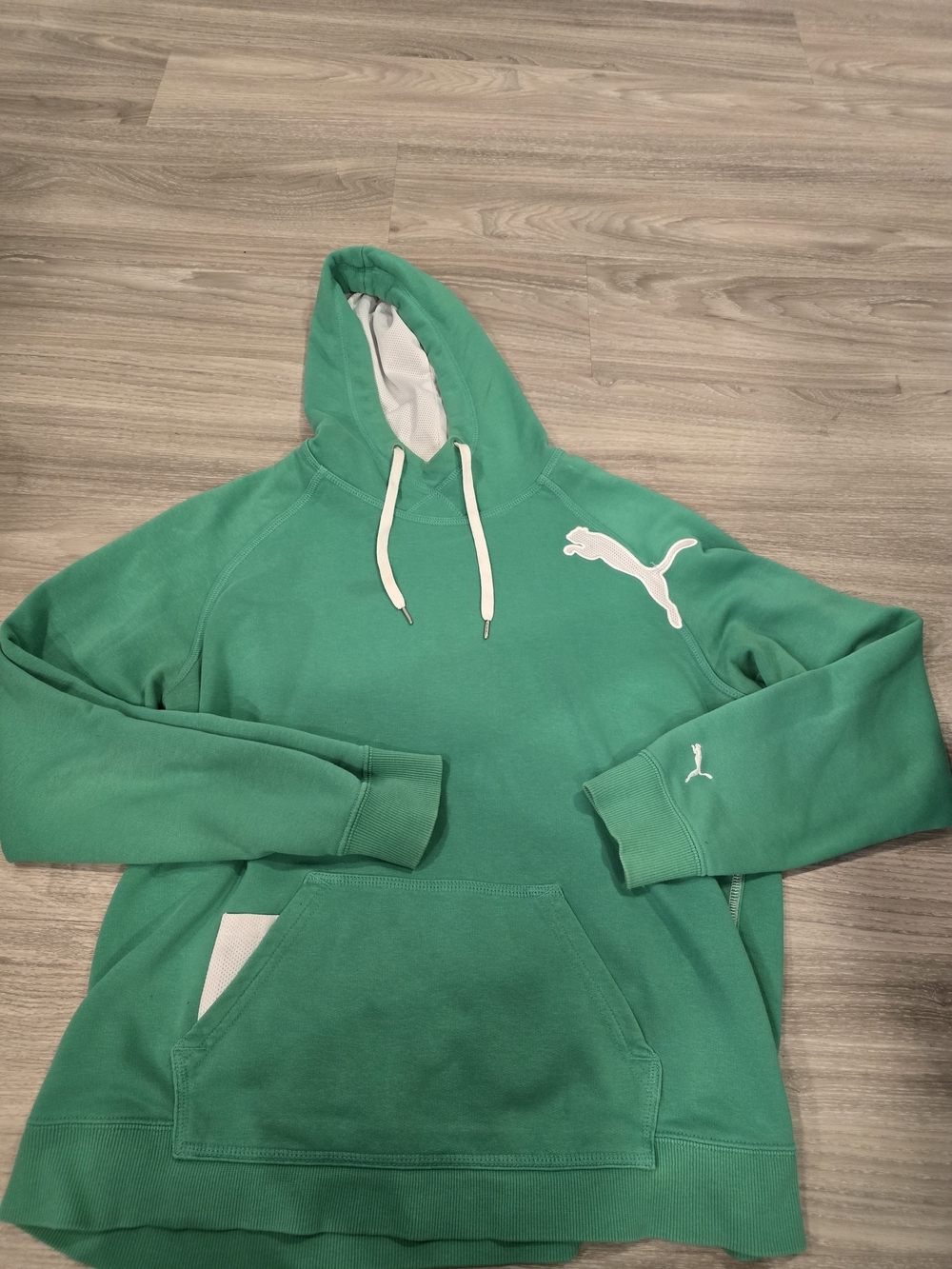 Puma Green Men's Pullover Hoodie